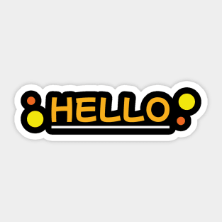 Hello Sticker